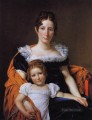 Portrait of the Comtesse Vilain XIIII and her Daughter Neoclassicism Jacques Louis David